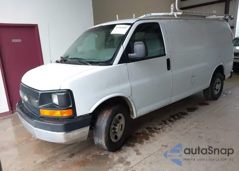 2015 Chevrolet Express 2500 Work Van from USA, damaged, VIN 1GCWGFCF3F1254152